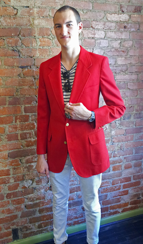 Customer Profile: Nick's Vintage Borrelli Blazer Revamp